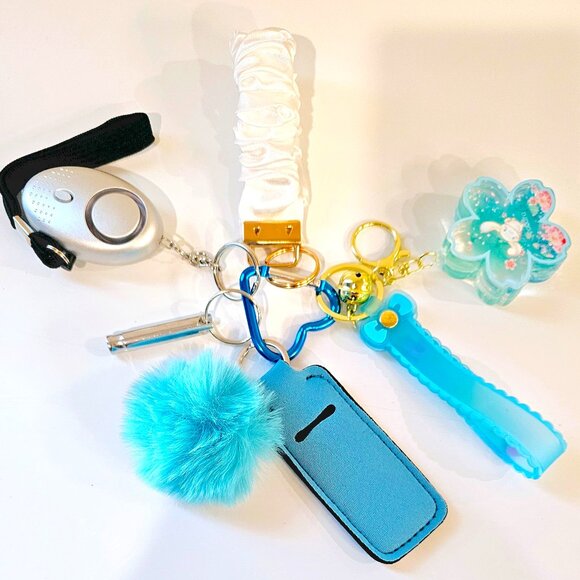 Sanrio Cinnamoroll Kids’ Safety Keychain Set Lightweight Blue Functional - Picture 1 of 5
